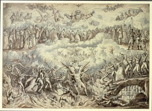 A Royalist Allegory by Claude Louis Desrais