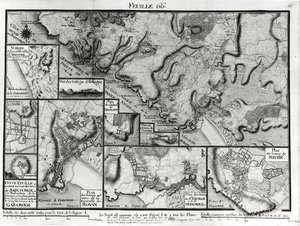 Map of Saintonge, from Recueil des Plans de Saintonge by Claude Masse