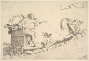Allegory in Honor of Louis XIV by Claude Mellan