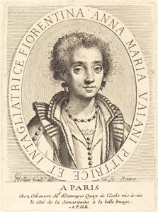Anna Maria Vaiani by Claude Mellan
