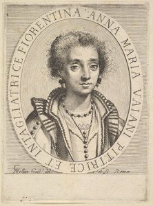 Anna Maria Vaiani by Claude Mellan