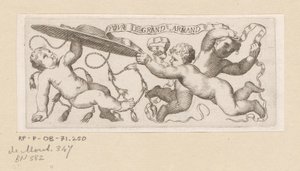 Three Putti with Cardinal