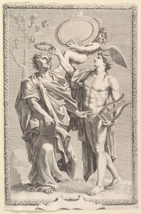 Frontispiece: Virgil, Publii Virgilii Maronis Opera, 1641 by Claude Mellan