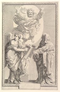 Frontispiece to the Bible, 1642 by Claude Mellan