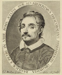 Girolamo Frescobaldi (1583-1643), engraving by Claude Mellan (1619)