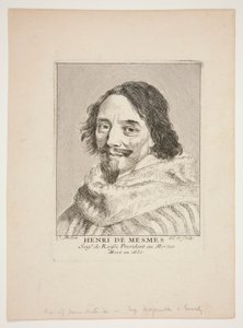 Henri de Mesmes by Claude Mellan