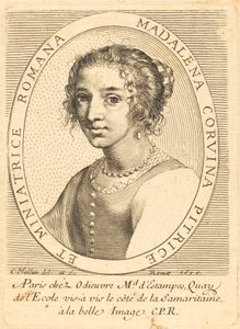 Maddalena Corvina by Claude Mellan