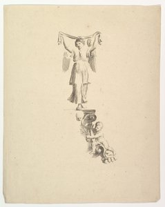Statue of an Angel by Claude Mellan