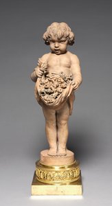 Child Carrying Fruit and Flowers, 18th-Early 19th Century by Claude Michel Clodion