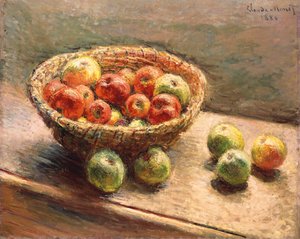 A Bowl of Apples by Claude Monet