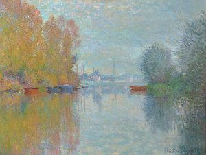 Autumn on the Seine, Argenteuil by Claude Monet