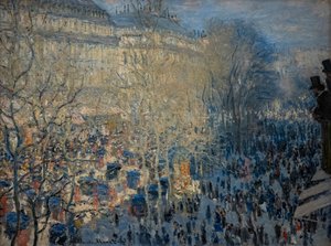 Boulevard des Capucines in Paris by Claude Monet