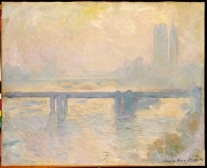 Charing Cross Bridge, 1903 by Claude Monet
