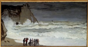 Rough Sea at Etretat