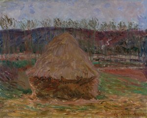 Haystack at Giverny by Claude Monet