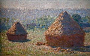Haystack, end of summer by Claude Monet