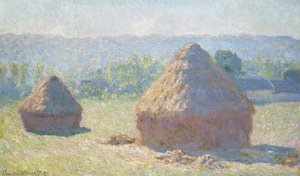 Haystack in the Evening Sun, 1891 by Claude Monet