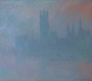 Houses of Parliament in the Fog by Claude Monet