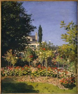 Garden in Bloom by Claude Monet