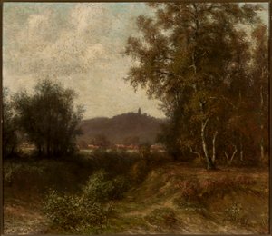 Rural Landscape with Trees by Claude Monet