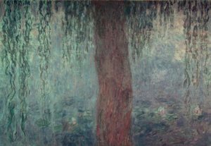 The Water Lily Pond with Willows, The Morning with Willows
