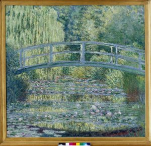 The Water Lily Pond, Green Harmony by Claude Monet