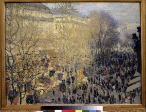 The Boulevard des Capucines by Claude Monet