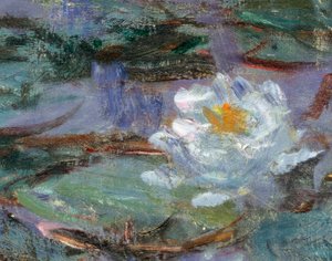 Blue Water Lilies (detail)