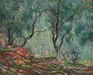Olive Trees in the Moreno Garden, 1884 by Claude Monet