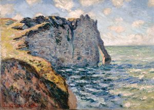 The Cliff of Aval, Étretat by Claude Monet