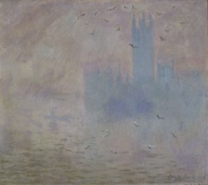 The Houses of Parliament, Seagulls by Claude Monet