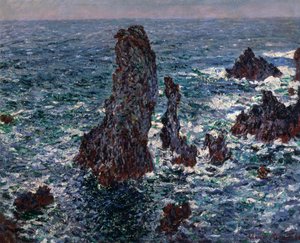 The Rocks in Belle-Ile Pyramides de Port-Coton, Wild Sea