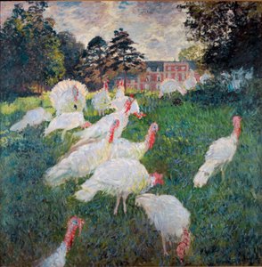 Turkeys by Claude Monet