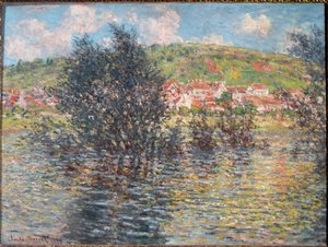 Vetheuil, Seen from Lavacourt by Claude Monet