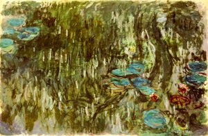 Water Lilies, Reflected Willow