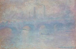 Waterloo Bridge. Fog Effect by Claude Monet