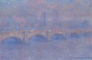Waterloo Bridge, Sunlight Effect by Claude Monet