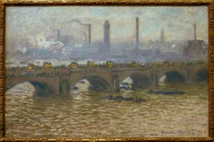 Waterloo Bridge, Gray Weather by Claude Monet
