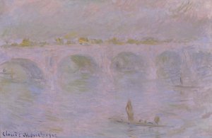 Waterloo Bridge in London, 1902