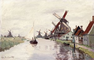 Windmill in Holland, 1871 by Claude Monet