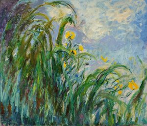 Yellow Irises by Claude Monet