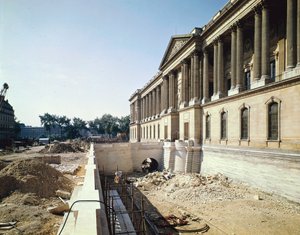 The Colonnade of the Louvre Photographed During Restoration, 8th September 1966