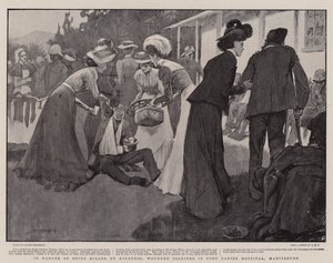In Danger of Being killed by Kindness, Wounded Soldiers in Fort Napier Hospital, Maritzburg by Claude Shepperson