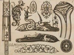 Engraving of Firearms Ornament