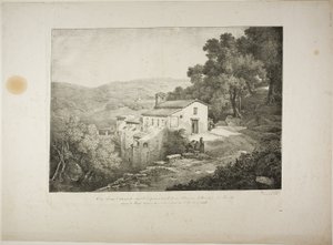 View of a Convent on the Site of the House of Horace by Claude Thienon