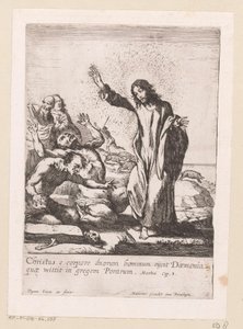 Christ Delivers Two Possessed Men from Demons by Claude Vignon