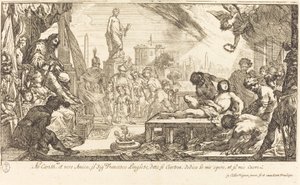 The Martyrdom of Saint Lawrence by Claude Vignon
