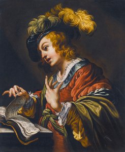 The Young Singer by Claude Vignon