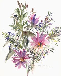 Floral, South African daisies and lavender, 2004