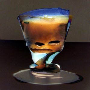 Melting Glass Face